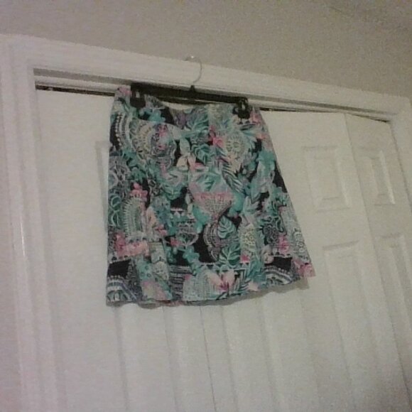 Lilly Pulitzer colorful skirt size large - Picture 2 of 5
